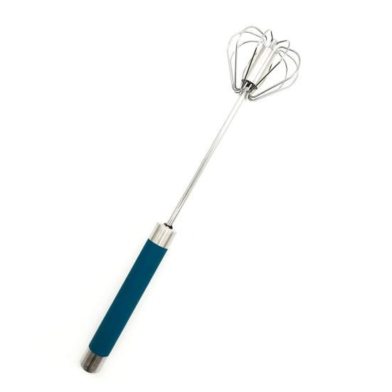 Stainless Steel Hand Push Automatic Whisk Manual Egg Beater, Milk Frother & Cream Mixer for Kitchen Use