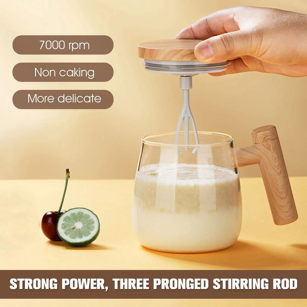 Automatic mixing cup