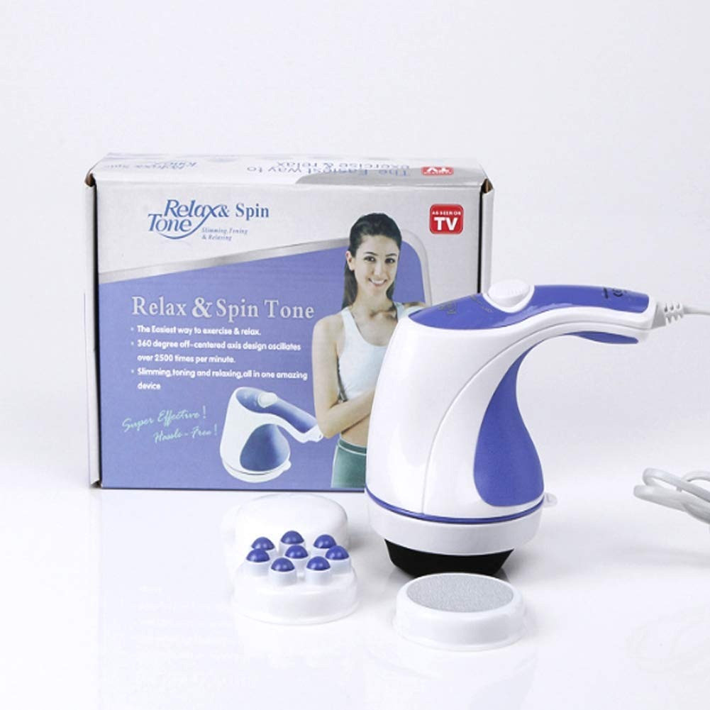 Relax & Spin Tone Full Body Slimming Massager – Electric Fat Burner & Body Shaper with 360° Rotation
