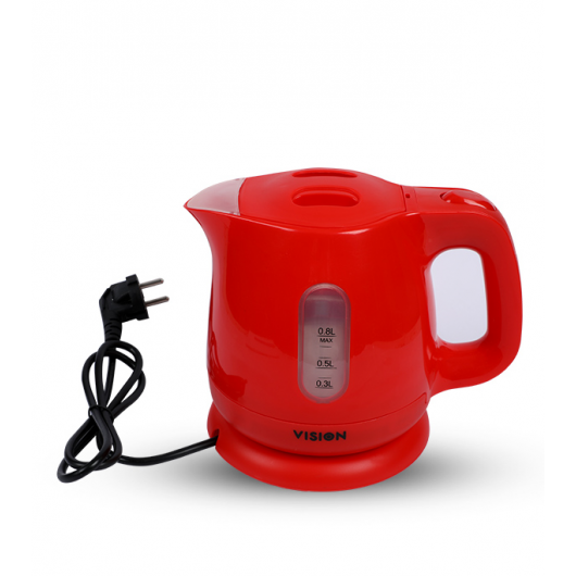 Electric Kettle 0.8 Liter Red (VSN-EK-01)