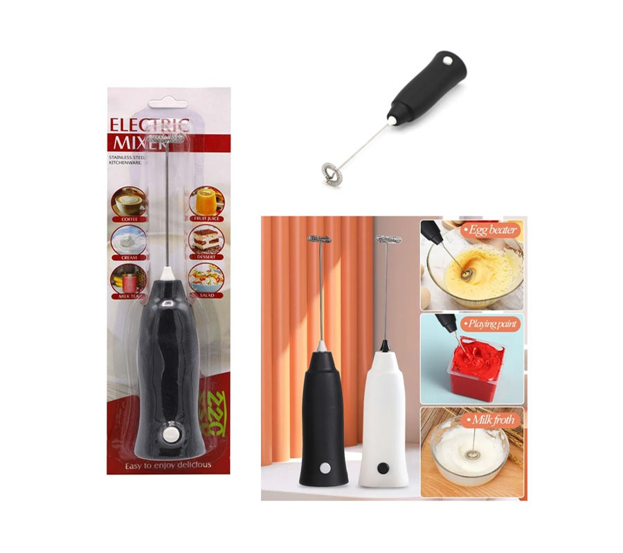 Handheld Electric Milk Frother  Portable Foam Maker & Coffee Mixer