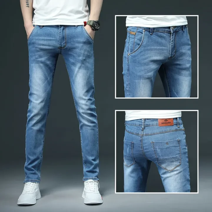 Export Quality New Smart & Stylish Slim Fit Denim Jeans Pants For Men