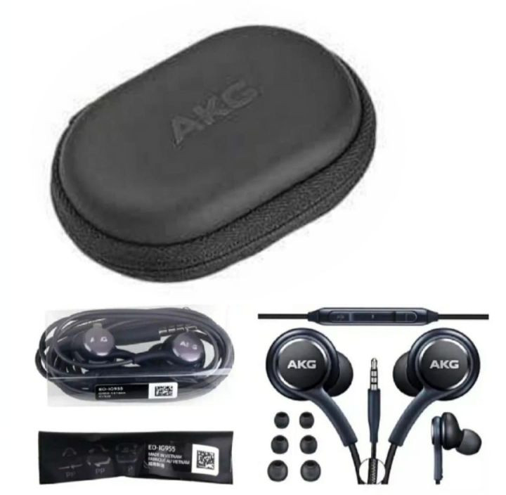 Akg_Super Bass Earphone With Pouch Box Samsung Headphone - Headphone - Ear Phone